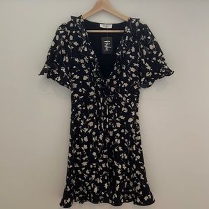 LABIZ Cristina Navy Floral Dress